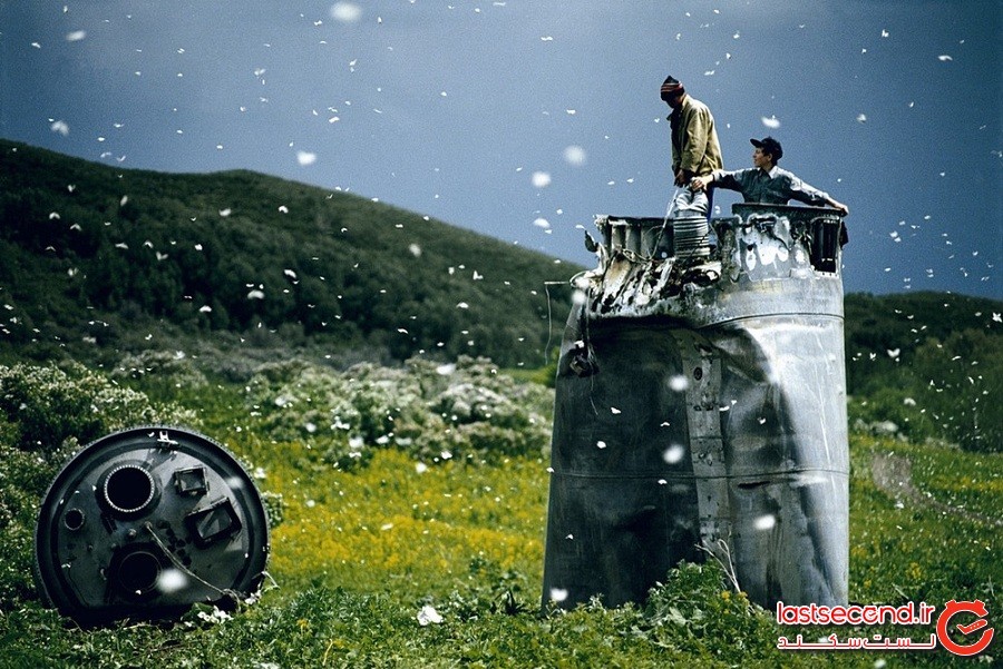 کوهستانی که پر از زباله فضایی است