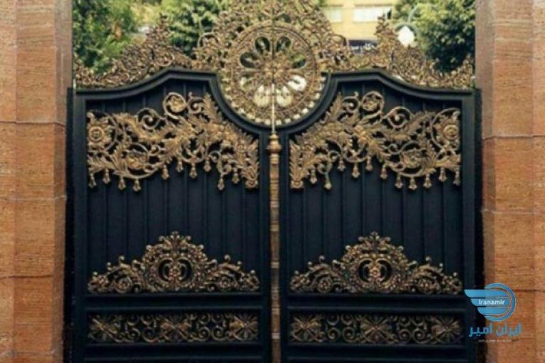 در آهنی، در حیاط، در ورودی، در فرفوژه، در لیزری،نرده،حفاظ،نما