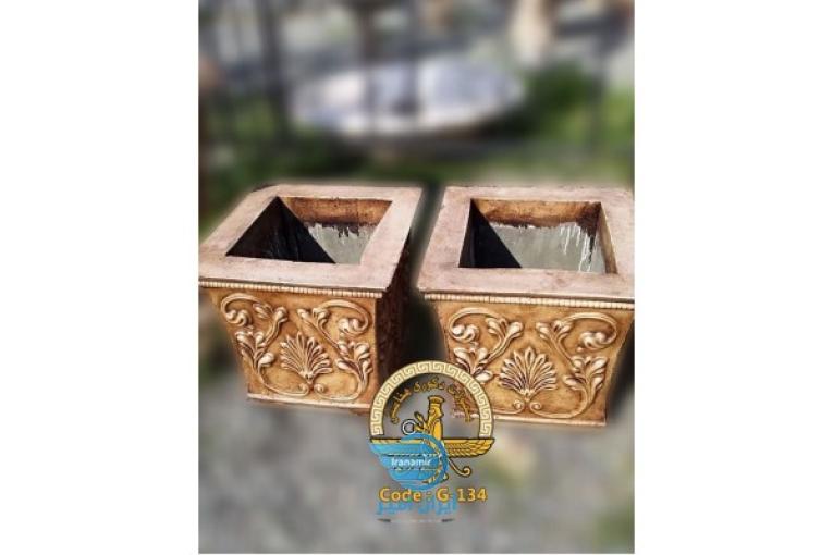 گلدان بتنی