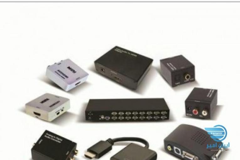   انواع کانورتور و اسپیلیتر و سوئیچ AV    VGA  HDMI  optical     