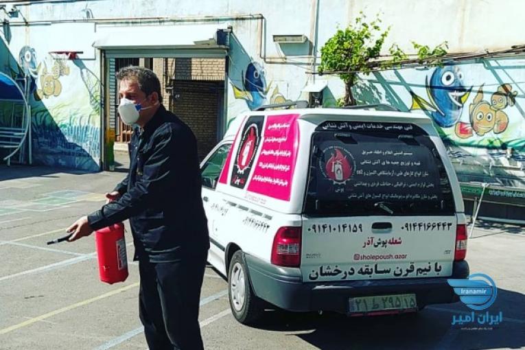 شارژ کپسول آتش نشانی اکسیژن co2 تبریز 