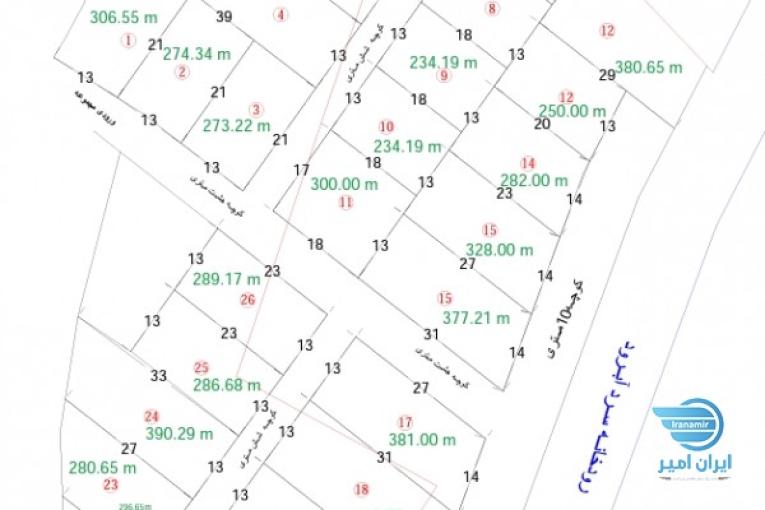 455 متر زمین در شهرکی با موقعیت بسیار عالی در سردآبرود 