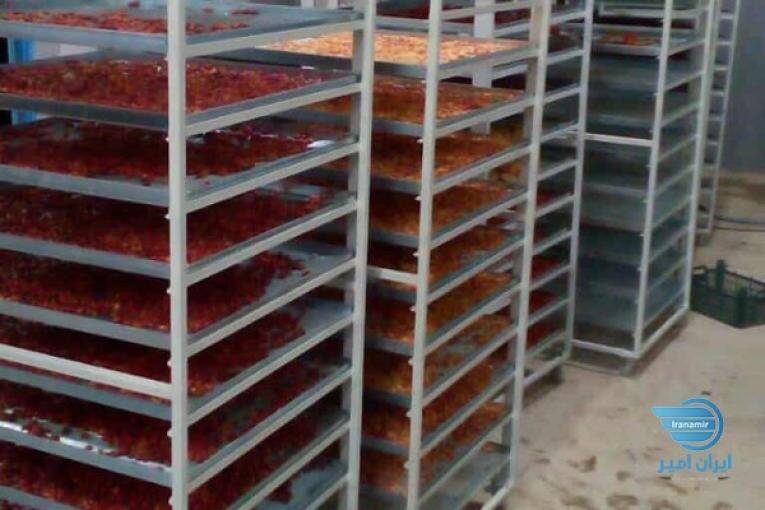 ساخت و تولید دستگاه خشک کن کابینی جهت خشک کردن انواع مواد غذایی و میوه