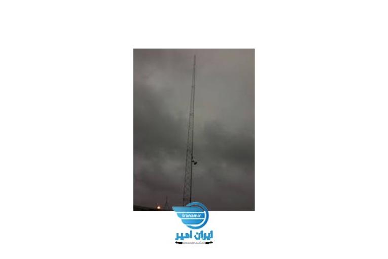 آنتن دایپل دار 6 دی بی-   آنتن فایبرگلاس - دکل خودایستا .مهاری.منوپل - چراغ دکل -کابل - کانکتور -