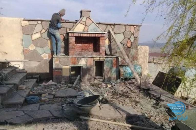 پیمانکاری و اجرا و فروش و نصب سنگ مالون سنگ لاشه سنگ ورقه ای سنگ کوهی سنگ قلوه سنگ بادبر