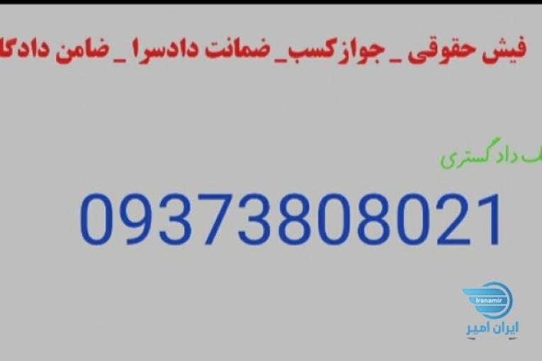 فیش حقوقی جواز کسب ضامن ضمانت دادگاه 