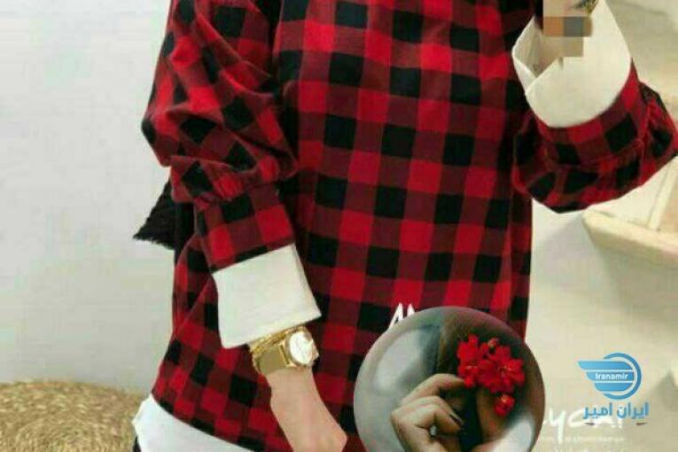 شومیز چهارخونه ریز