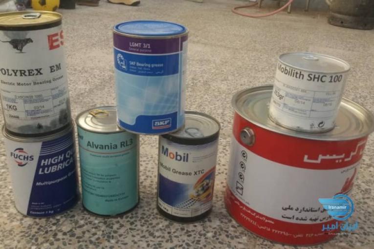 حدود 50قوطی گریس نسوز 