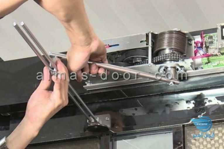 اجرا و نصب درب اتوماتیک الماس در