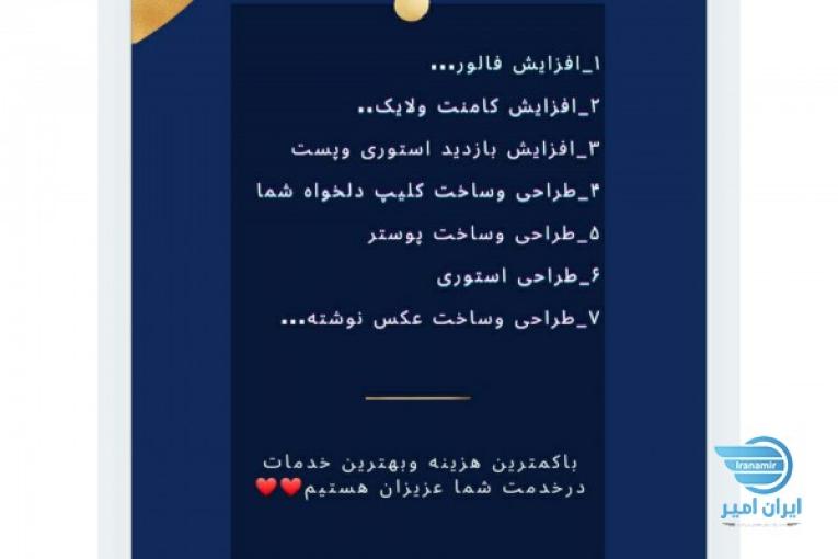 خدمات اینستاگرامی