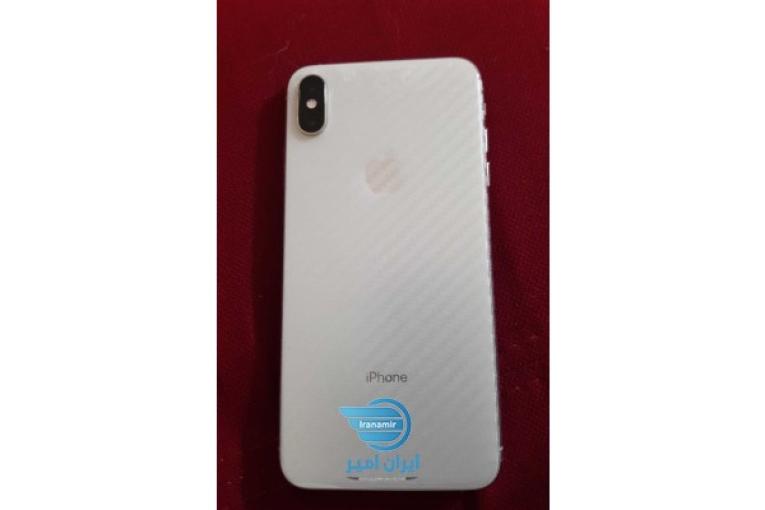 گوشی xs max 256 بدون خط و خش مدل LLA تک سیمکارت با لوازم کامل و آکبند