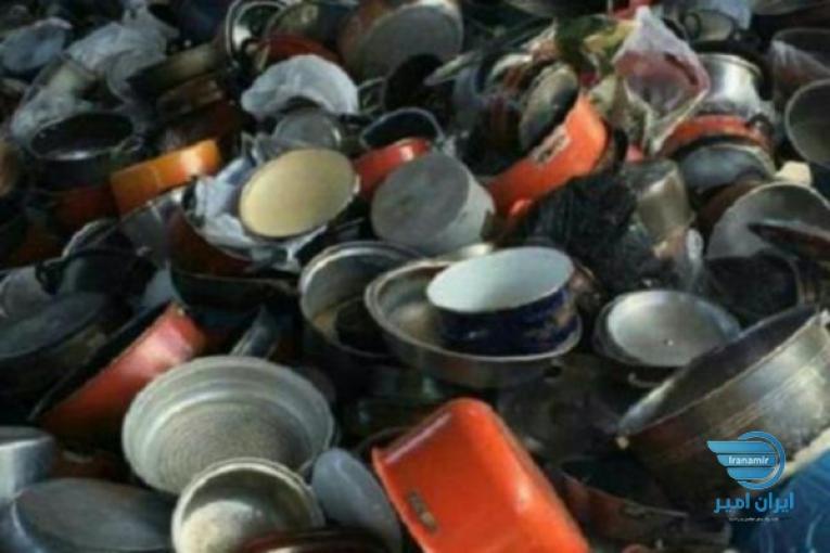 خرید حضوری درب منزل قابلمه دیگ  کهنه روحی تفلون مس چدن