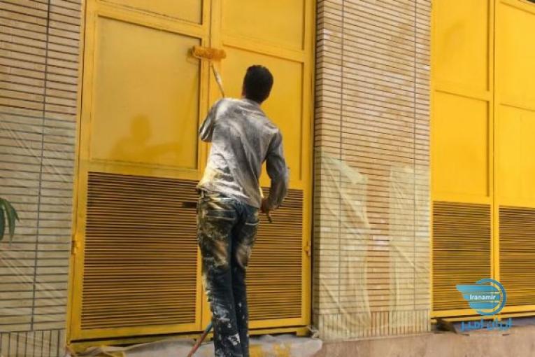 نقاش ساختمانی ونصب کاغذ دیواری