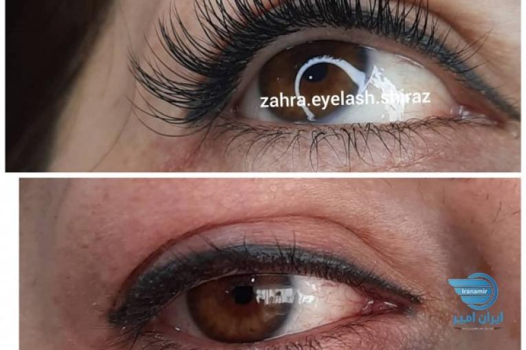آفر ویژه اکستنشن و لیفت مژه و ابرو