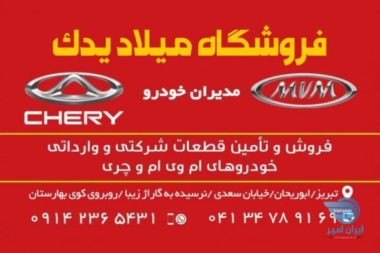 فروشگاه میلاد یدک 