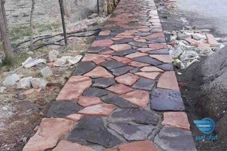 اجرا و فروش و نصب انواع سنگ های طبیعی سنگ لاشه سنگ مالون