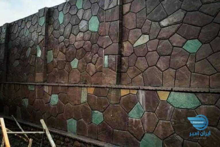 پیمانکاری اجراوفروش ونصب سنگ کوهی سنگ مالون با قیمت مناسب رنگ های مختلف