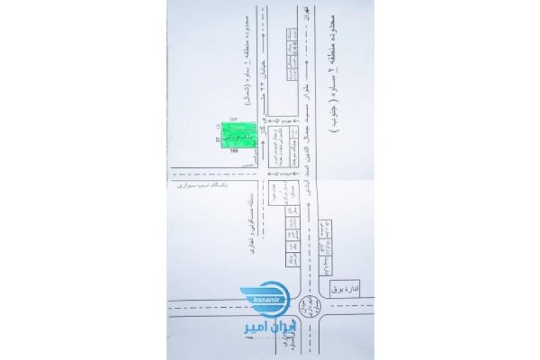 زمین 90 متری تجاری در ساوه