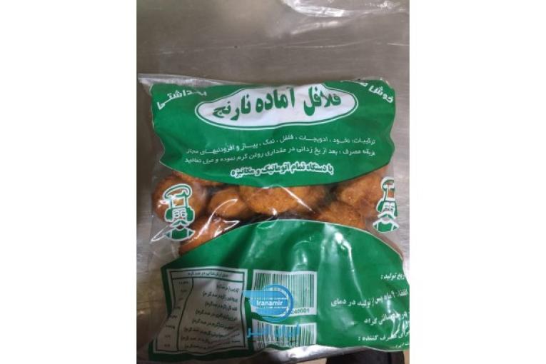 فلافل آماده بسته اي