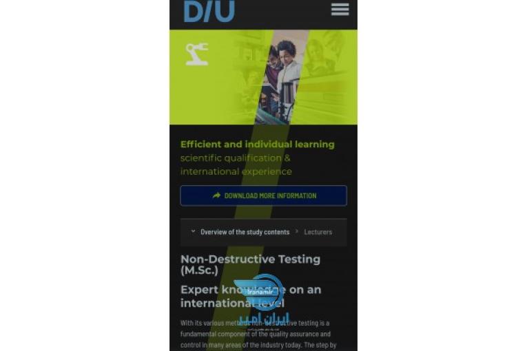نمایندگی پذیرش دانشجو در دانشگاه DIU آلمان