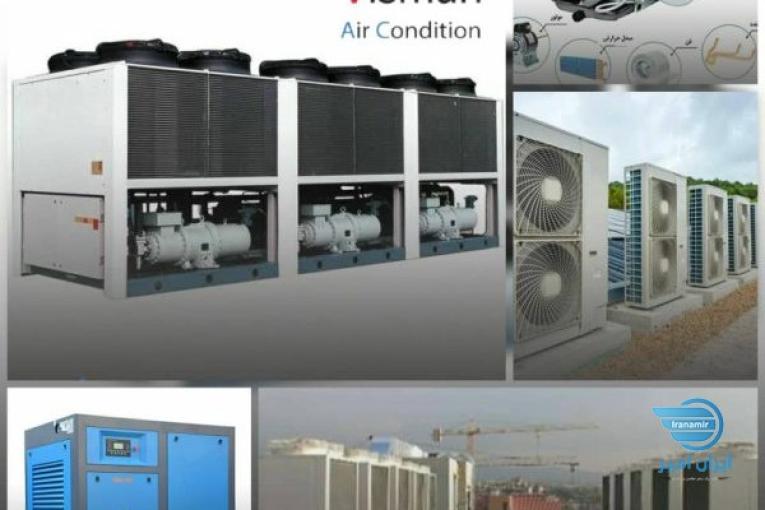 فروش انواع سیستم های تهویه مطبوع ویسمن( چیلر مینی چیلر داکت اسپلیت هایسنس VRFو GHP)
