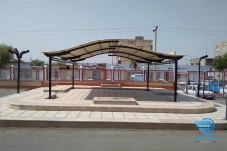 سایبان بدون پایه مزاحم معاونی