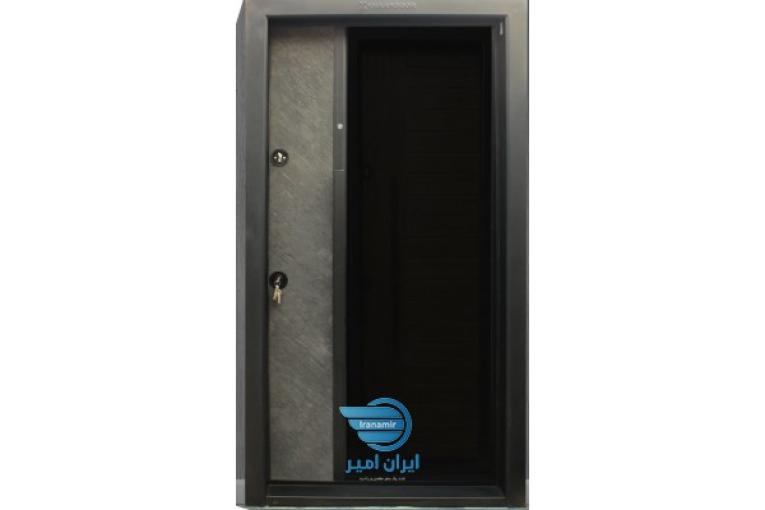 درب ضد سرقت مدرن بتن شیشه سکوریت مدل ۶۱۳ 