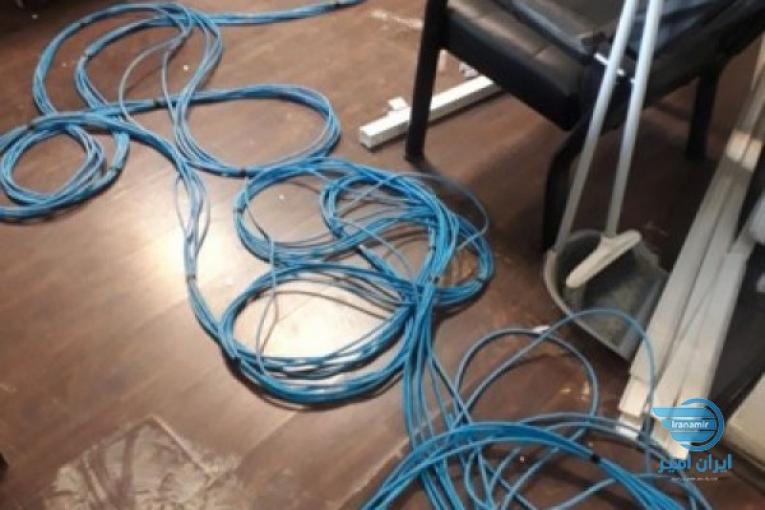 راه انداری شرکت شبکه تلفن کابل کشی ترانکینگ دوربین