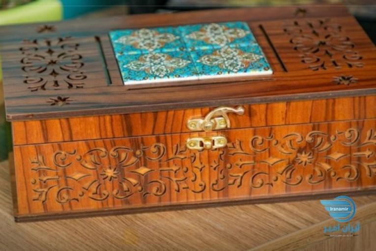 جعبه چوبی تزئینی آجیل و خشکبار