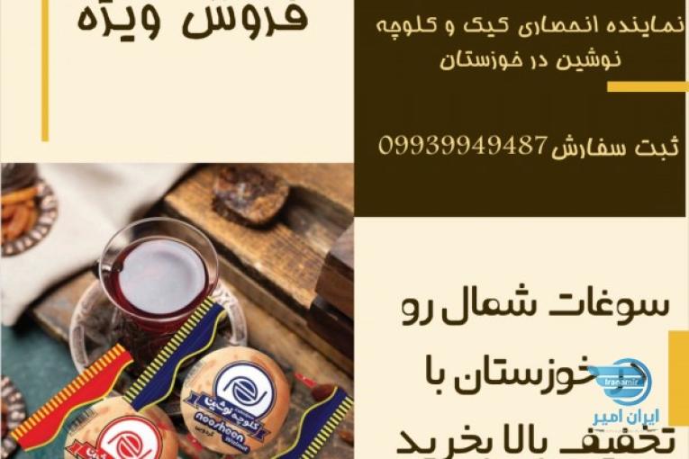 پخش و فروش ویژه کیک و کلوچه نوشین در خوزستان