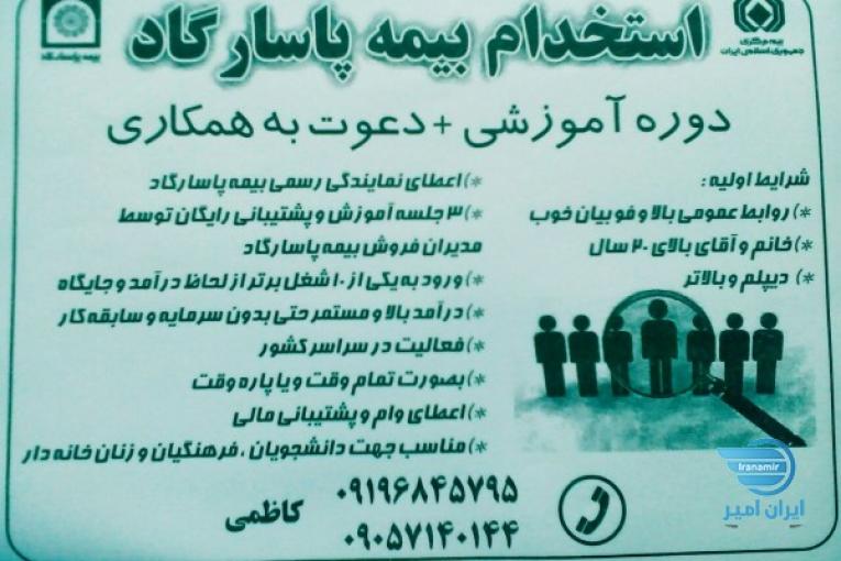بازاریاب و دعوت به همکاری پاسارگاد