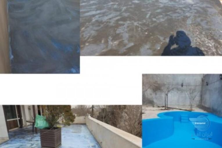 رنگ امیزی ترمییم عایق بندی استخر با مواد نانو