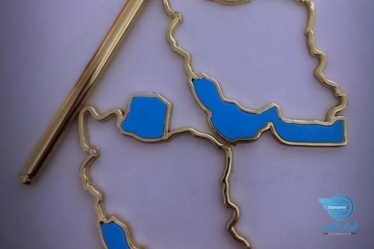 گل سر طرح نقشه ایران