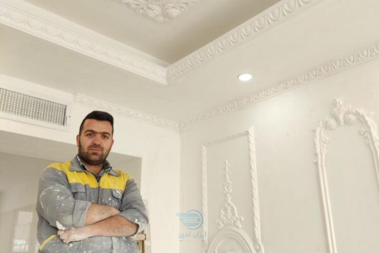 گچ بری پیش ساخته