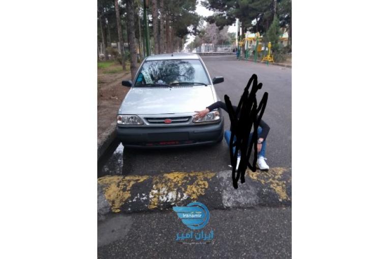 پراید مدل ۸۷ نقره ای عروسک