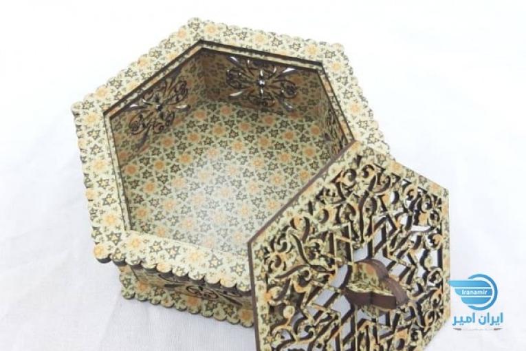 جعبه کادو و وسایل تزئینات چوبی