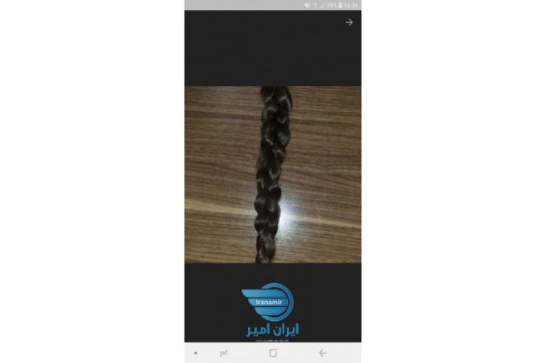 موی طبیعی بدون رنگ