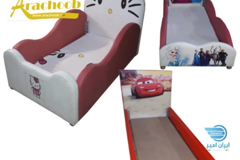 قیمت تخت خواب عروسکی دخترانه هلو کیتی برند اراچوب