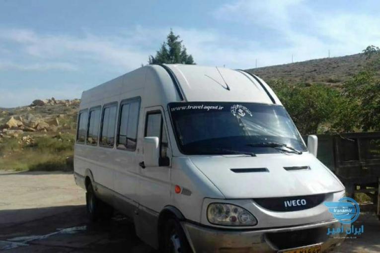 مینی بوس ۱۹نفره کولر دار  دربستی به تمام نقاط کشور