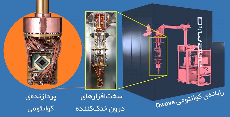 شرکت کانادایی «D-Wave» یکی از نخستین عرضه‌کنندگان رایانه‌های کوانتومی تجاری است و پردازنده‌ی کوانتومی آن ۲۰۰۰ کیوبیت را پردازش می‌کند. پردازنده‌ی D-Wave بر اساس فرآیند خنک‌سازی بی‌دررو عمل می‌کند و در محاسبات مسائل بهینه‌سازی به کار می‌آید، ازاین‌رو برخی کارشناسان، این پردازنده را جزء پردازنده‌های کوانتومی به حساب نمی‌آورند.