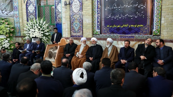 آیین یادبود مرحومه «صدیقه فریدون» با حضور دکتر روحانی