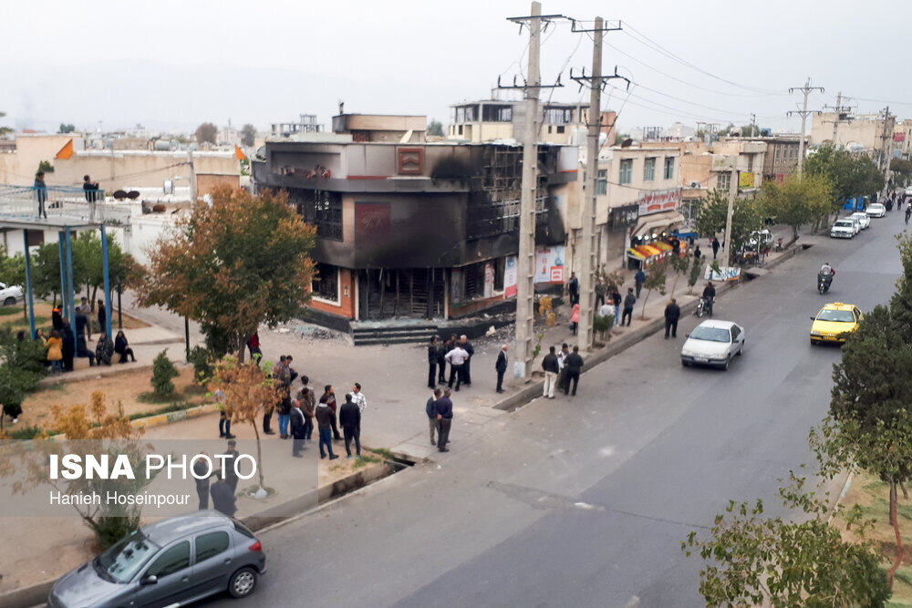 دستگیری عاملان تخریب بانک در شیراز