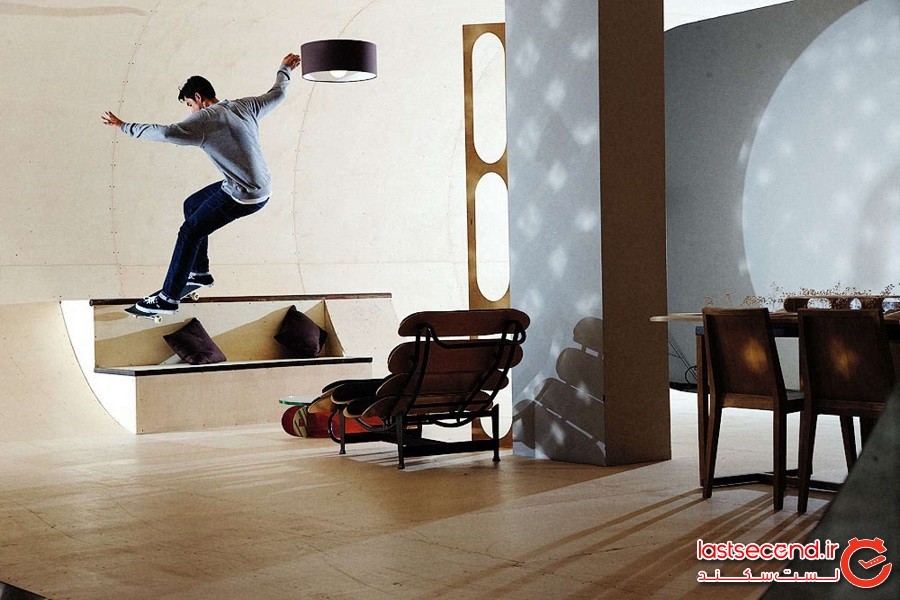 خانه اسکیت ‌بورد (Skateboard House)، ایالات‌متحده آمریکا