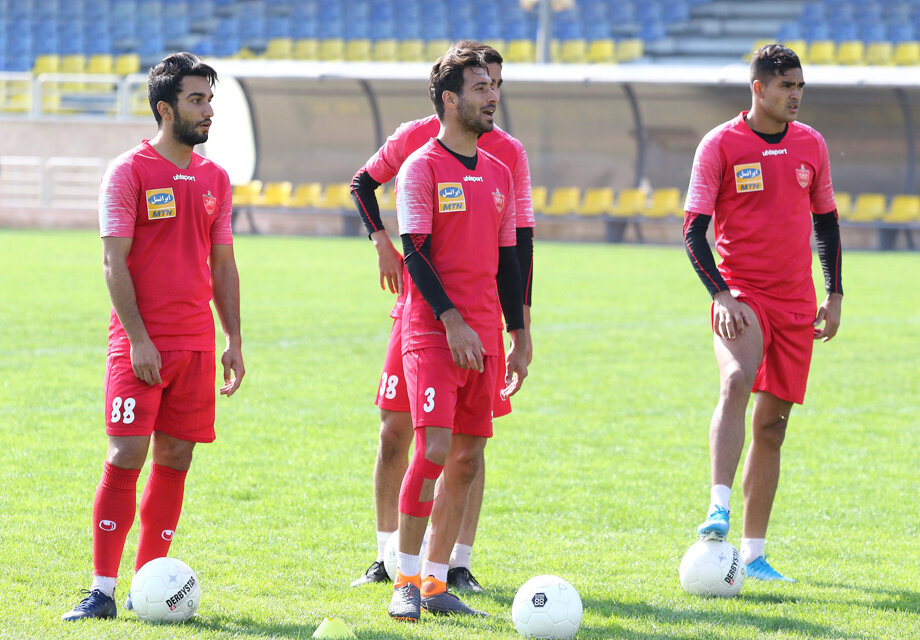 پرسپولیسی‌ها تمرین گلزنی کردند