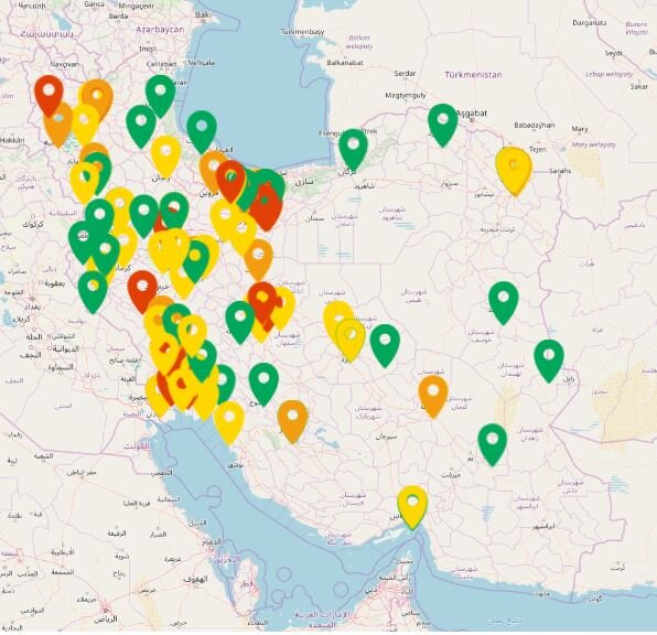 ادامه آلودگی هوا در آذربایجان‌غربی / سلماس آلوده‌تر از تهران و ارومیه