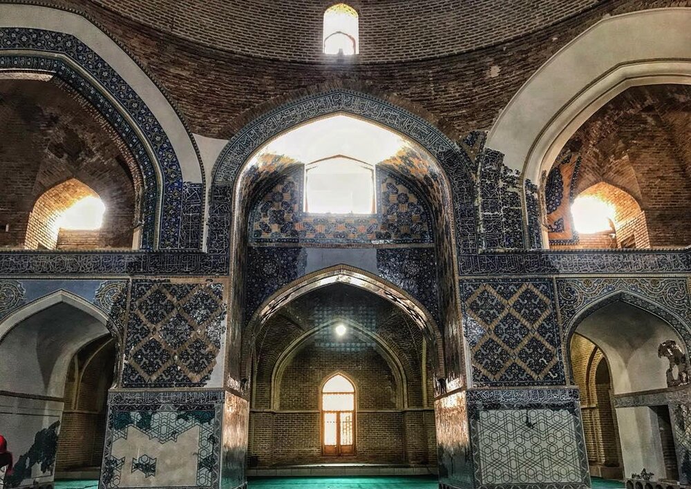 ادامه مرمت مسجد کبود تبریز