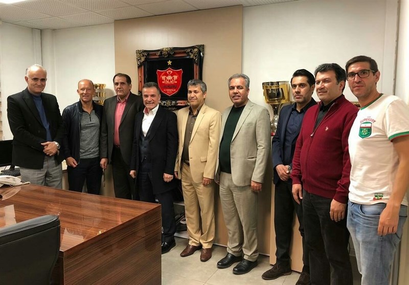 حضور کالدرون در جلسه هیئت مدیره پرسپولیس
