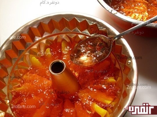 طرز تهیه ژله تزیینی به شکل گل