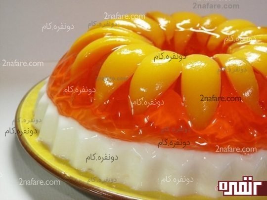طرز تهیه ژله تزیینی به شکل گل