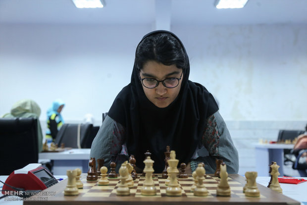 پیروزی مبینا علی‌نسب مقابل حریف هندی در مسابقات شطرنج اسپانیا